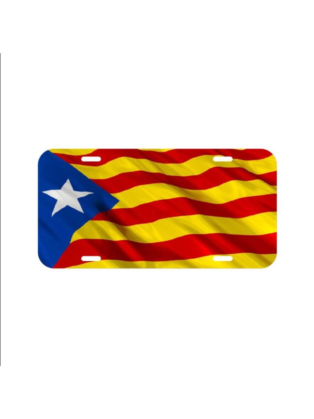 NEW Catalonia Catalonian Flag Aluminum License Plate CAR SUV Truck